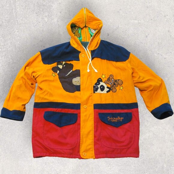 Vintage Jean Charles De Castelbajac Sport Animal Family Collection Jacket Large - Picture 2 of 7